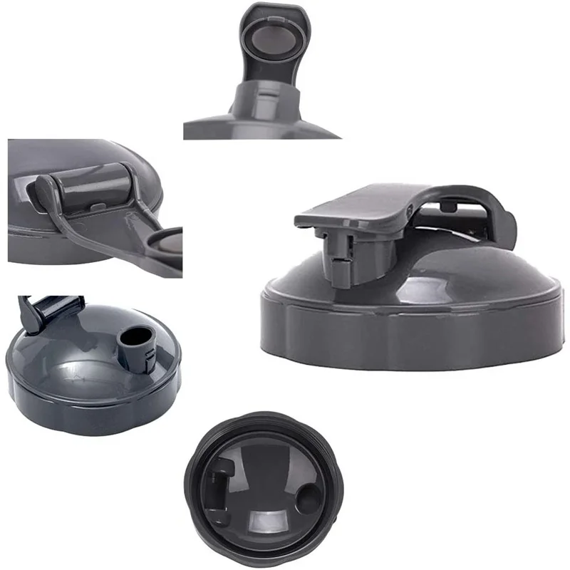 2 Pcs 24OZ Tall Cups Flip Top To Go Lid Compatible with Nutribullet Blender Mixer Juicer 600W, 900W, NB-101B, 900 Pro Series