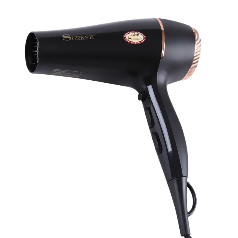 Surker Sk-63 фен Контроль температуры защита от перегрева 6-Регулировка скорости 3000 Вт высокой мощности Мощность горячей и воздуходувка холодного воздуха с