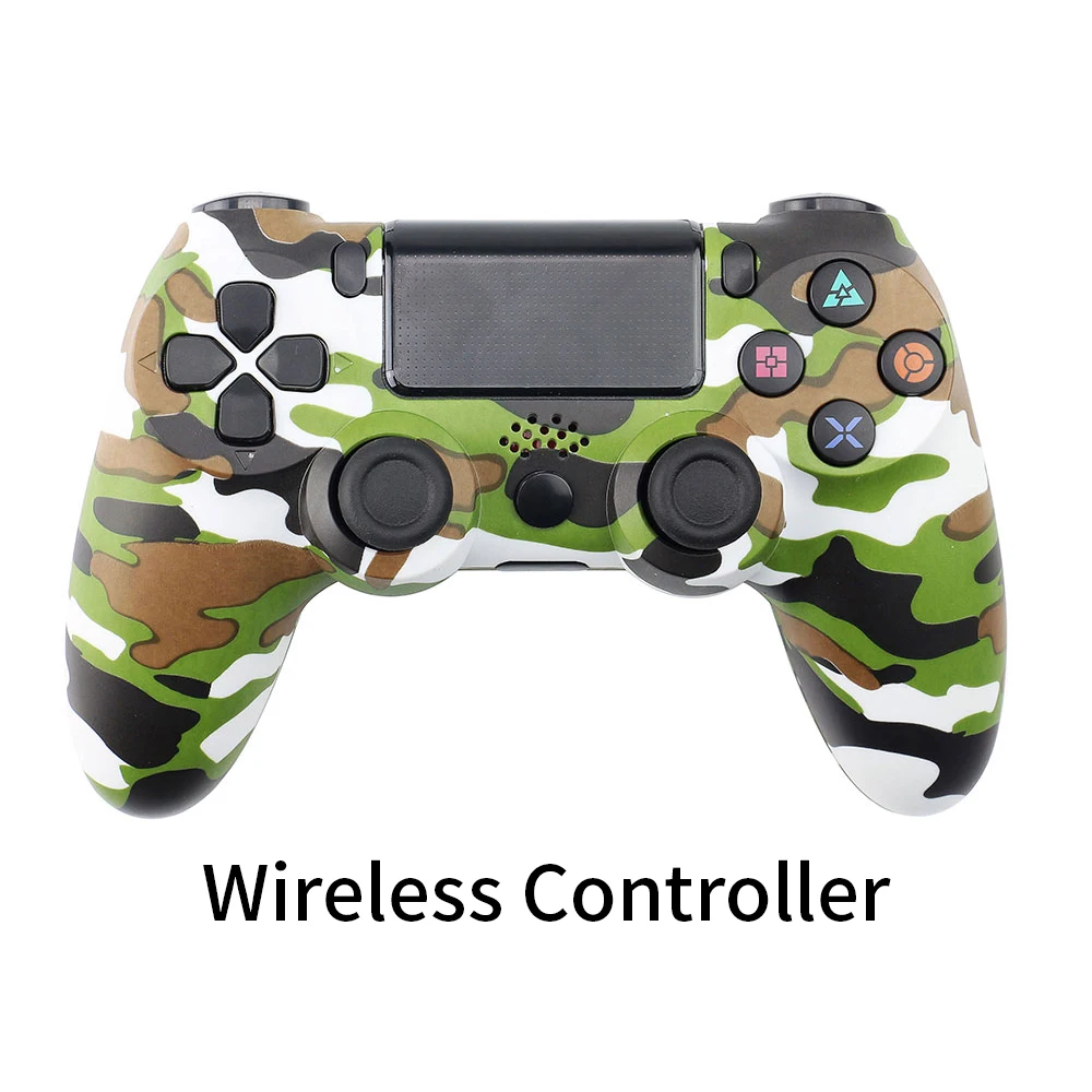 Bluetooth Беспроводной джойстик для PS4 контроллер подходит для Игровые приставки 4 консоль для Игровые приставки Dualshock 4 геймпад для PS3 консоли геймпад джойстик для gamepad геймпад для пк для PS4 - Color: Camouflage