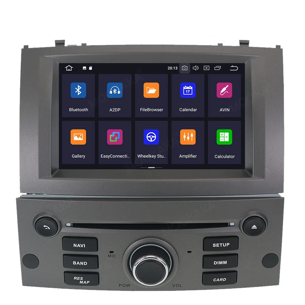 Автомагнитола 1 Din для Peugeot 407 2004 2010 мультимедийный проигрыватель на Android 10