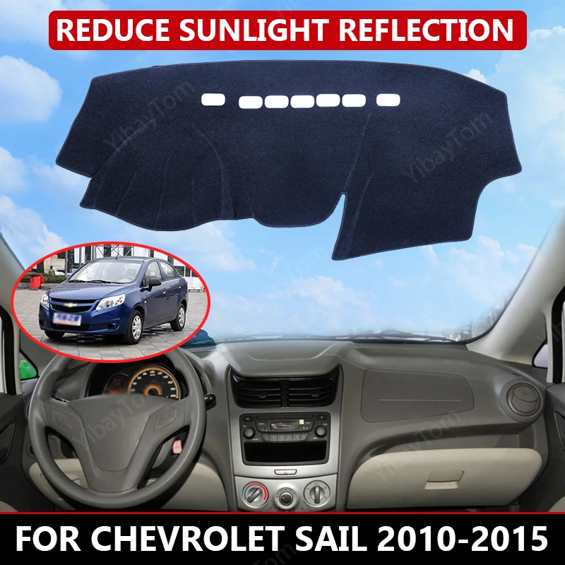 Car Dashboard Cover for Chevrolet Sail 2010-2015 Mat Protector Sun