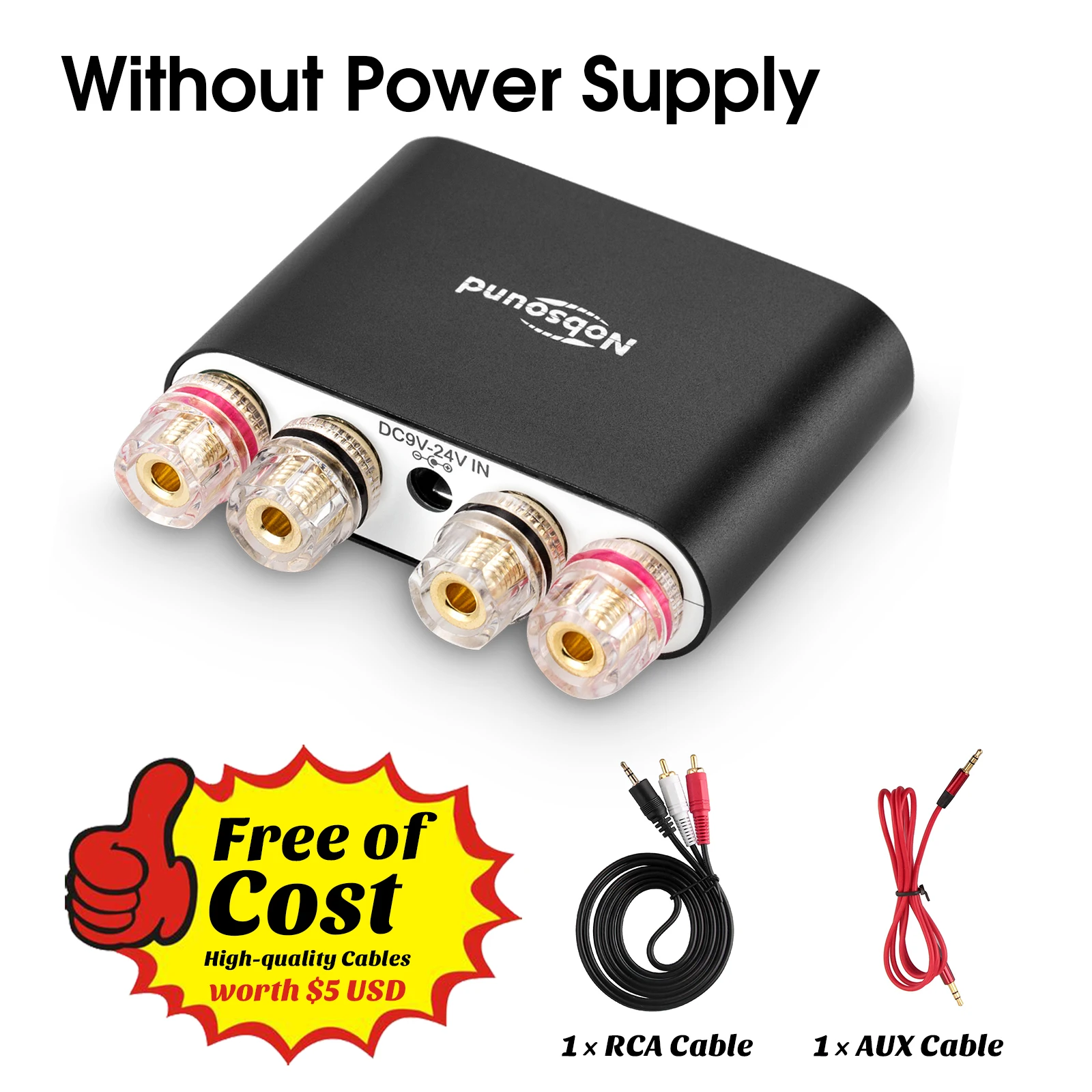 2021 Latest Nobsound NS-10G Pro Mini Bluetooth 5.0 DSP Digital Power Amplifier Stereo HiFi Audio AMP 50W+50W 