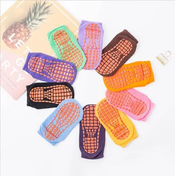 

i2u Yoga socks adult&child Indoor sports socks pvc rubber star Non Slip women cotton socks Foot massage for women 5 pairs set