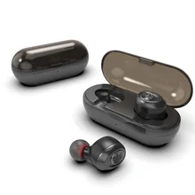 Капсула Мини TWS беспроводные наушники V5.0 Bluetooth наушники гарнитура глубокий бас стерео звук спортивные наушники для samsung Iphone