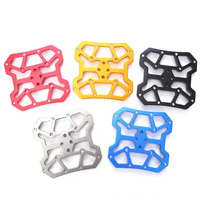 2pcs Aluminum Alloy Bicycle Clipless Pedal Platform Adapters for SPD KEO Pedals MTB Mountain Road Bike Accessories | Спорт и