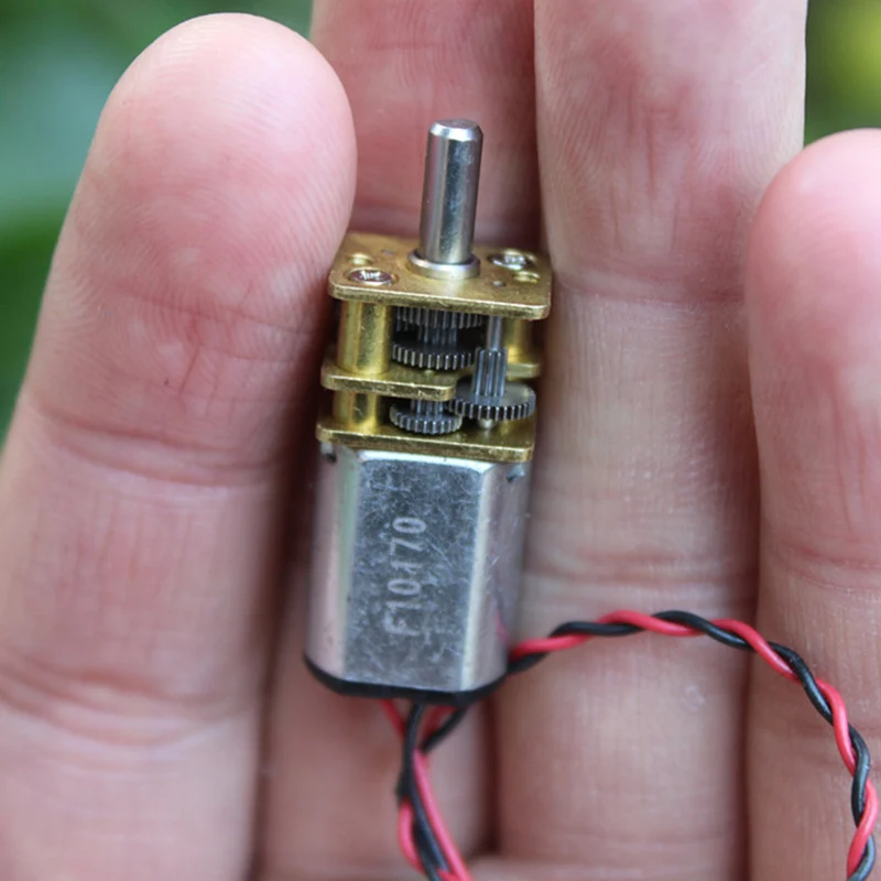 

DC 3V- 6V 70 RPM Micro mini N20 Gear Motor Slow Speed Full Metal Gearbox Gear Reducer Motor DIY Robot Car Electronic lock