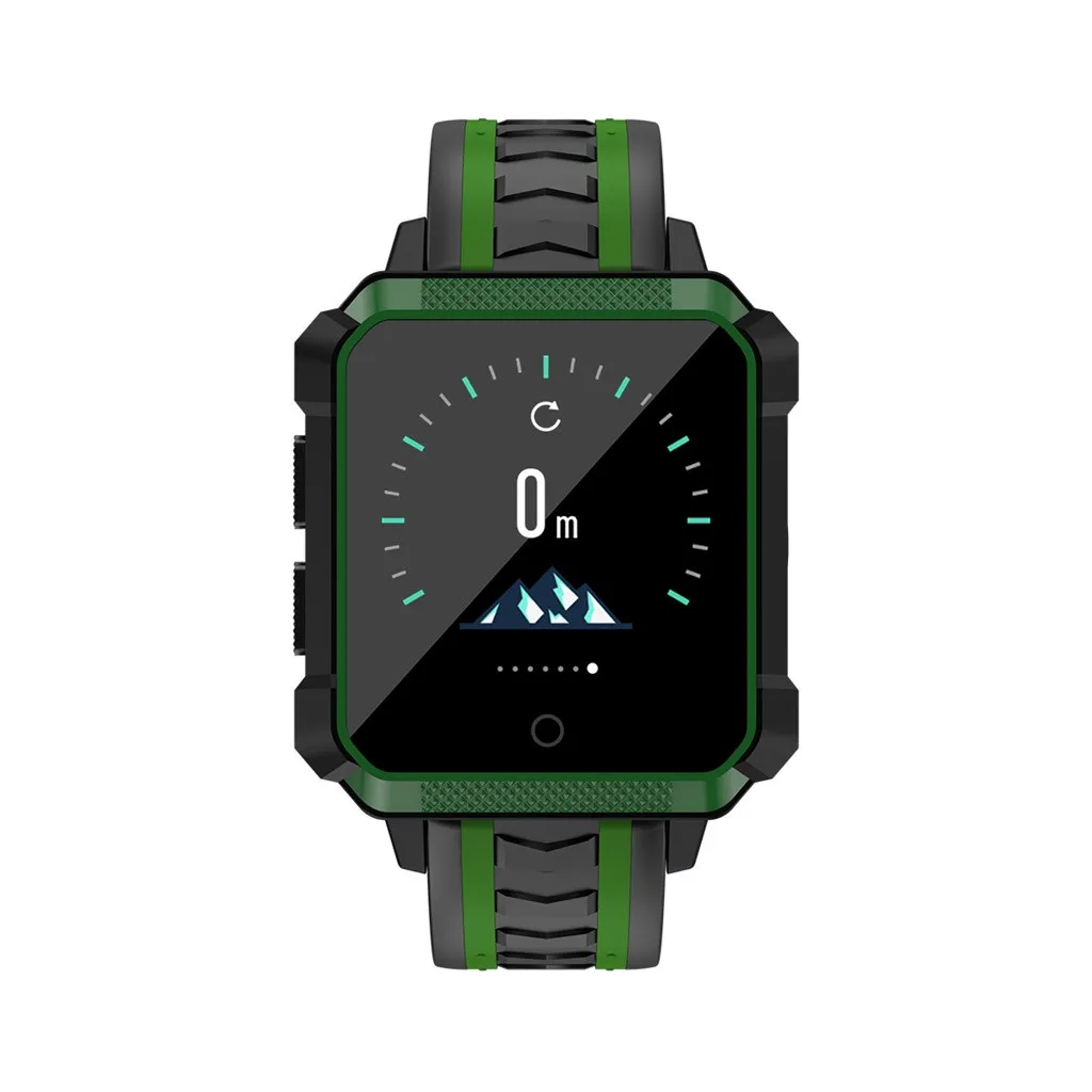 Green H7 4G Смарт часы Для мужчин gps WI-FI 1 Гб+ 8 Гб 600 мА/ч, монитор сердечного ритма Bluetooth IP68 Водонепроницаемый умные часы-браслет для xiaomi телефон - Цвет: Green