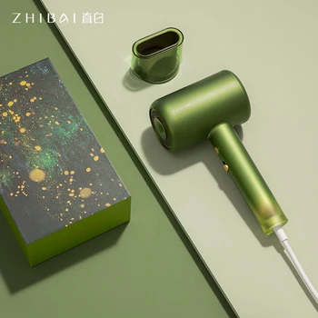 

ZHIBAI Nanoe Hair Dryer For Hair 1800W Professional Blow Dryer Temperature Mi Blow Dryer for Home Travel Dryer Portable