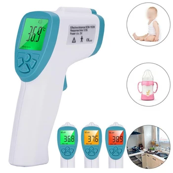 

LCD Digital Infrared Thermometer Forehead Ear Adult Infant Fever Measurement