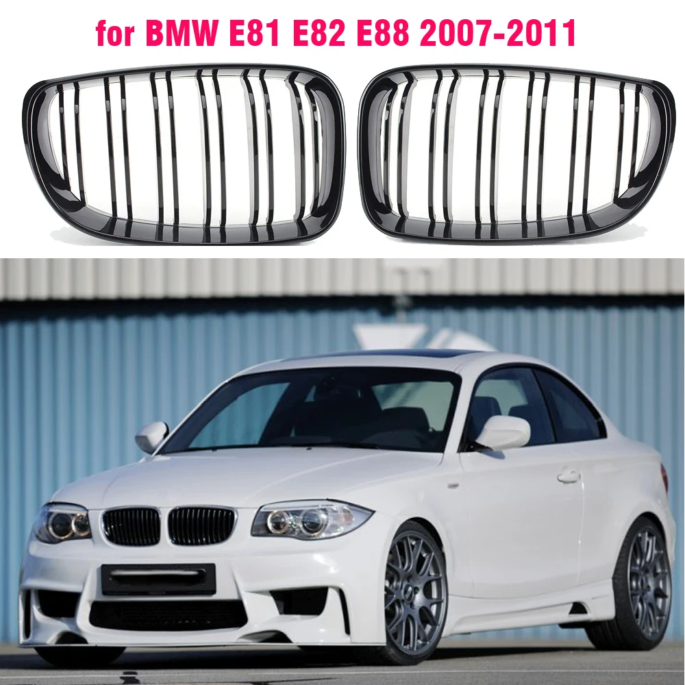 

Front Center Grille Grills Black for BMW E81 E82 E88 1-Series 2008 2009 2010 2011 2DOOR 4 Door 120I 128I 130I 135I