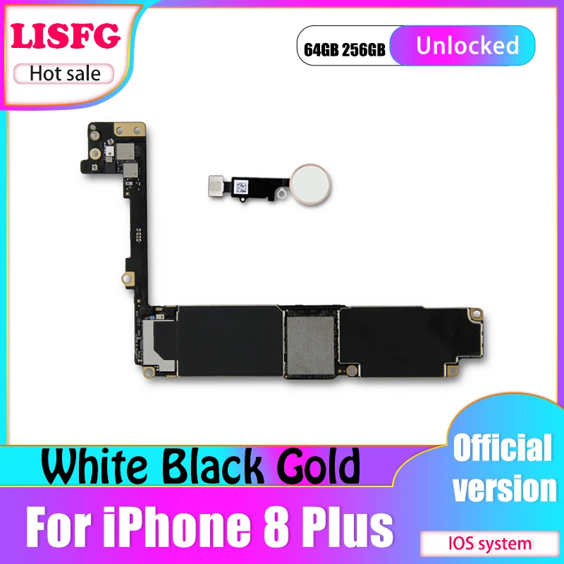 Материнская плата 100% разблокированная для iPhone 8 Plus 5 дюйма с/без Touch ID материнская