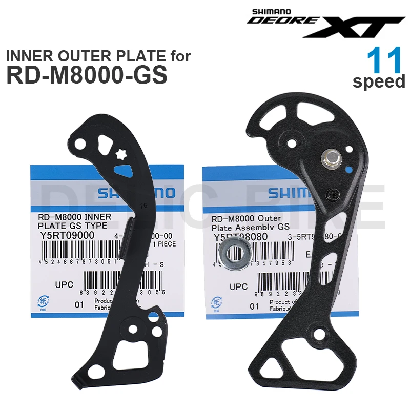 Shimano XT RD-M8000 - Assieme Piastra Esterna/Interna (Pièces Détachées Dérailleur Arrière 11v) NEUF