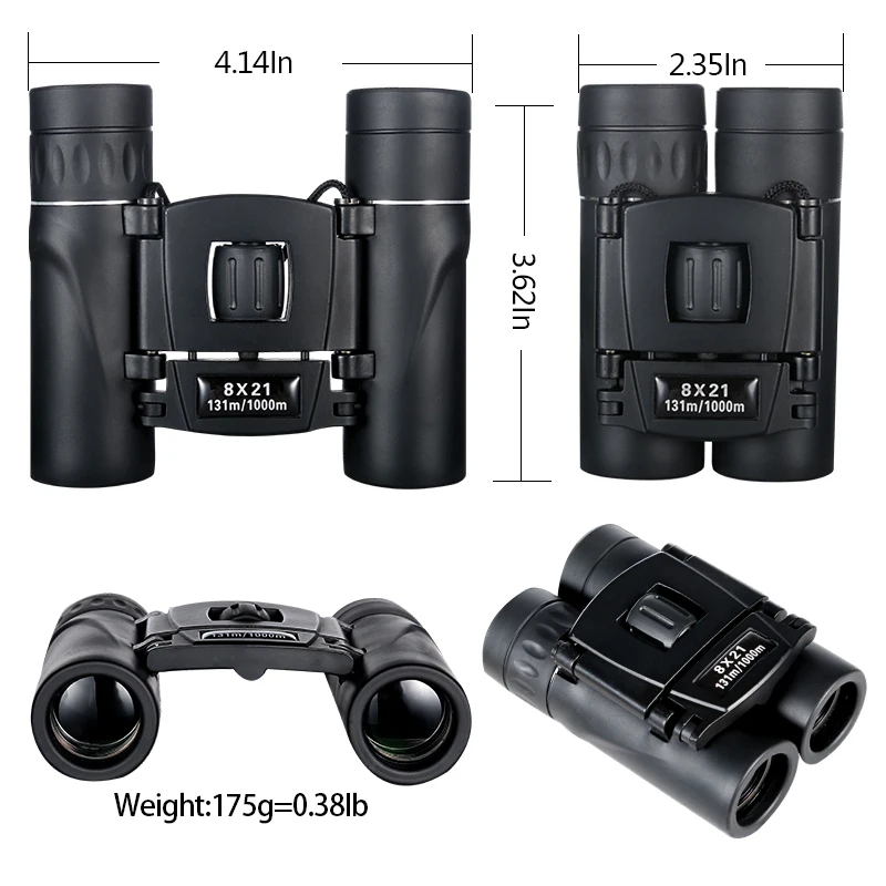 Najtaniej Lornetka BAK4 8x21 Zoom daleki zasięg 1000m składany HD potężny mini teleskop optyka FMC sporty łowieckie Camping