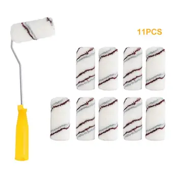 

1 Set Thumb Paint Rollers Brush Coating Decorators Brush Mini Small Roller Brush Hot Melt Roller Brushes for Home Studio