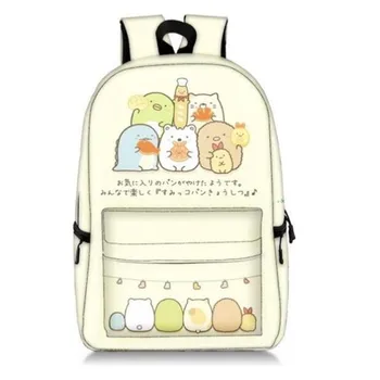 

Sumikko Gurashi Printing Backpack Women Cute Backpack Kawaii School Backpack Nylon Candy Color Cartoon Travel Mochila Feminina