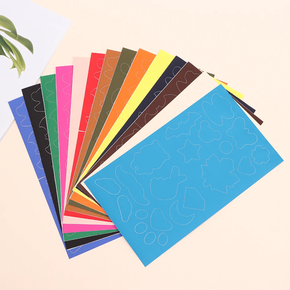 Colorful Self Adhesive Sticker Waterproof PVC Patches Repair Kit Fix Rips Holes Tent Repair Raincoat Umbrel Cloth Badge Decor camping tent repair tape