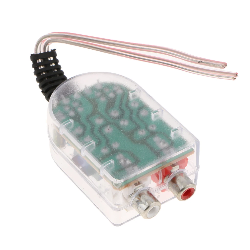 

2 Channel Adjustable Lineout Converter Hi-low Line Out Converter Adapter