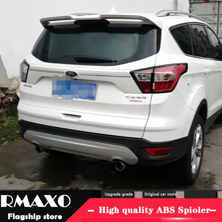 For Ford Kuga Escape Spoiler 13 18 Escape High Quality Abs Material Car Rear Wing Primer Color Rear Spoiler Spoilers Wings Aliexpress