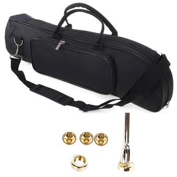 

2 Set Musical accessories: 1 Set 2C 3C 2B 3B Mouthpiece & 1 Set Trumpet Gig Bag with Shoulder Strap Instrument