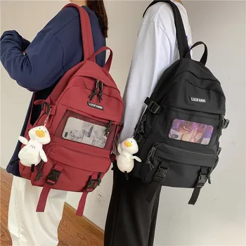 

High-capacity Campus Backpack Women High School Student Men Backpacks Fashion Schoolbag for Teenage Girls Mochila Feminina 2020