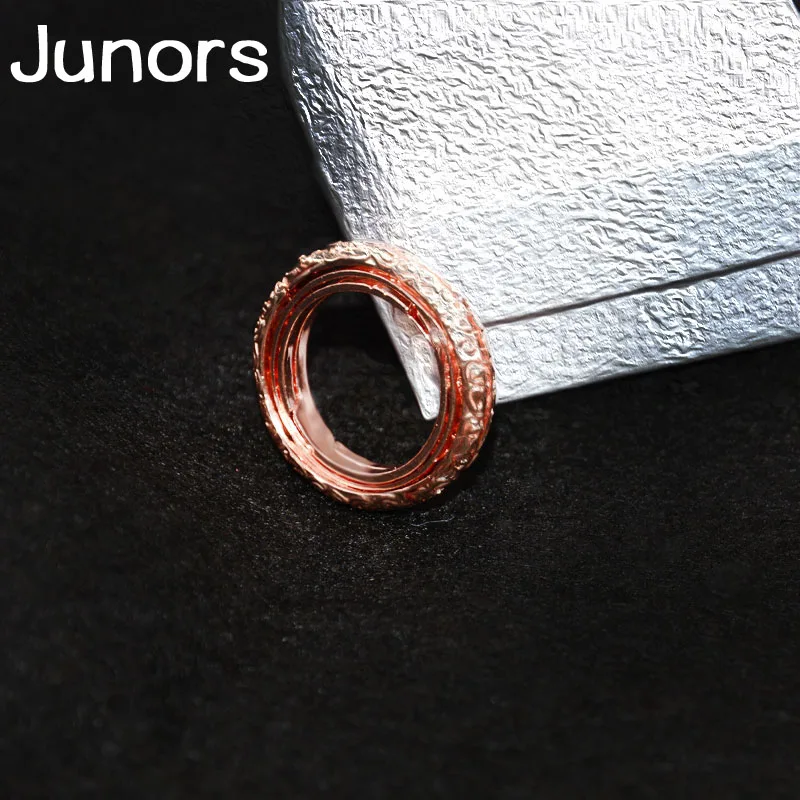rose gold Розовое золото, астрономическое кольцо для женщин, креативное кольцо с необычными вещами, кольцо с волнистыми буквами, мужское модное ювелирное изделие, подарки на год - Цвет основного камня: rose gold
