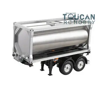 شراءHercul 1/14 مقياس 20 قدم 479*202*300 مللي متر 2 المحور المعادن RC شاحنة نفط مقطورة سيارة TH01032-SMT2