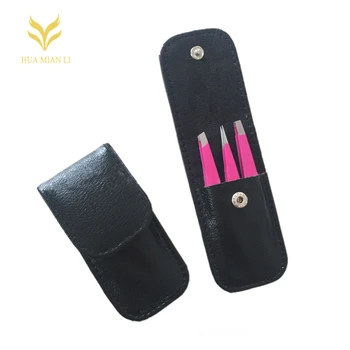 

3Pcs Stainless Steel Eyebrow Tweezer Set with bag 9.6cm Slant Tip Point Tip Flat Tip Rose Tweezers for Hair Removal Beauty Tools