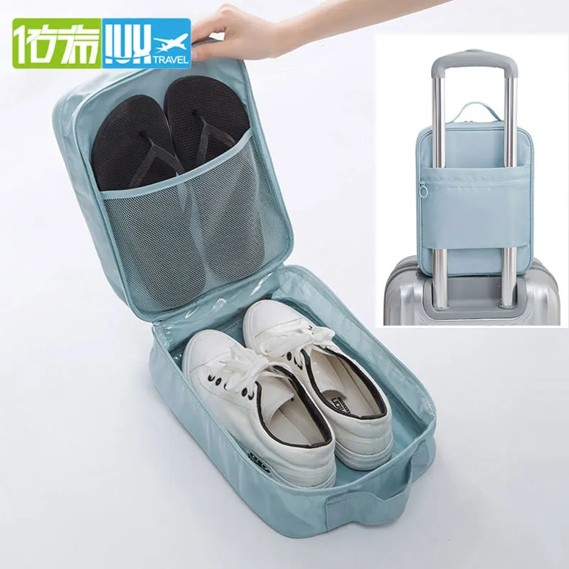 

IUX Portable Shoes Bags Travel Underwear Clothes Organizer Bra Cosmetic Makeup Zipper Pouch Cable Storage Bag