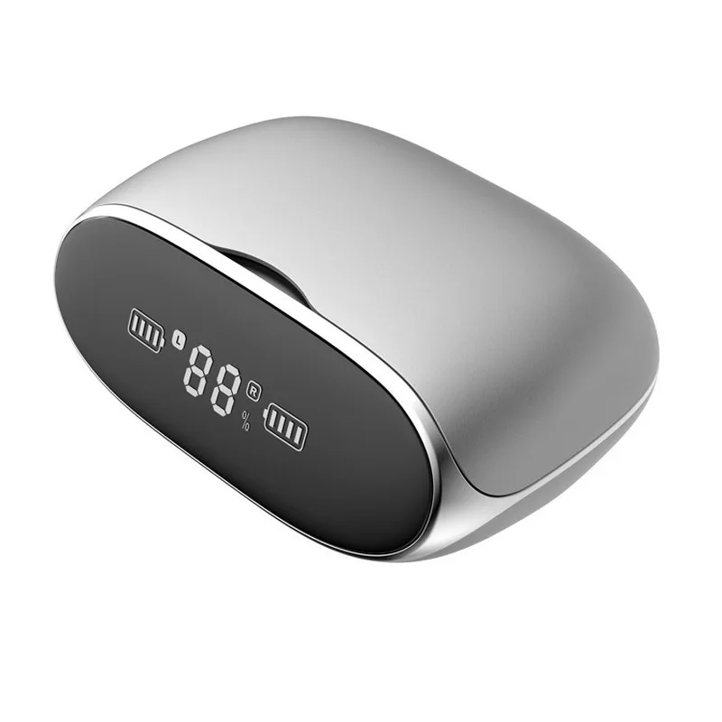 TWS Wireless Headset In Ear Metal Texture Stereo Bluetooth Headphone Sports Sweat Proof Earphone