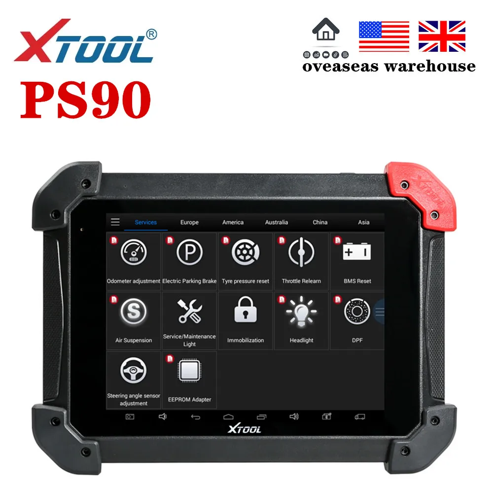 Планшет диагностический XTool PS90 с поддержкой Wi-Fi и специальными функциями |