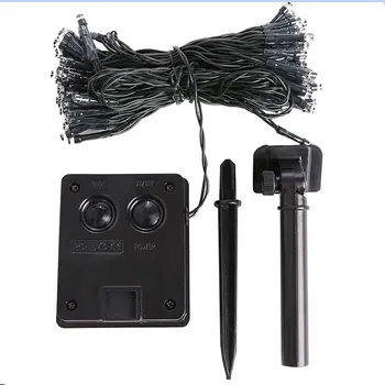 

100/200 LED Strip Solar Outdoor Solar Lamps LED Lamp Fairy Holiday Christmas Party Courtyard Fence Winding Decoration Lamp