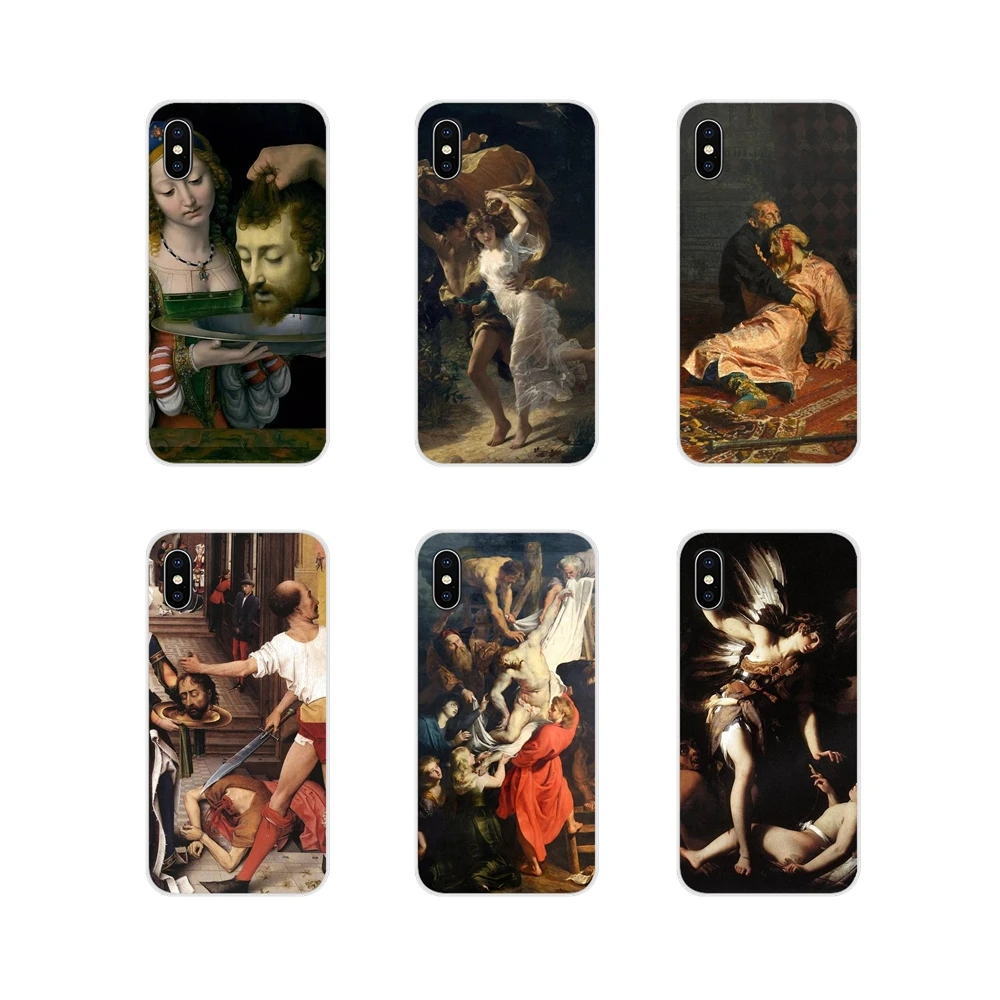 Для Apple iPhone X XR XS 11Pro MAX 4S 5S 5C SE 6S 7 8 Plus ipod 5 6 ренессансного искусства декоративными