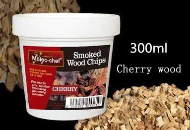 Древесные чипсы для курения древесные чипсы для курильщика барные аксессуары барный инструмент - Цвет: Cherry wood 300ml
