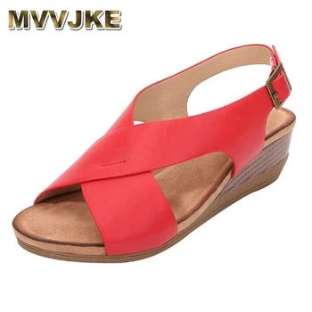 

MVVJKEsummer sandals for women 2020 new high heel gladiator sandals women open toe platform sandals ladies shoes sandalias mujer
