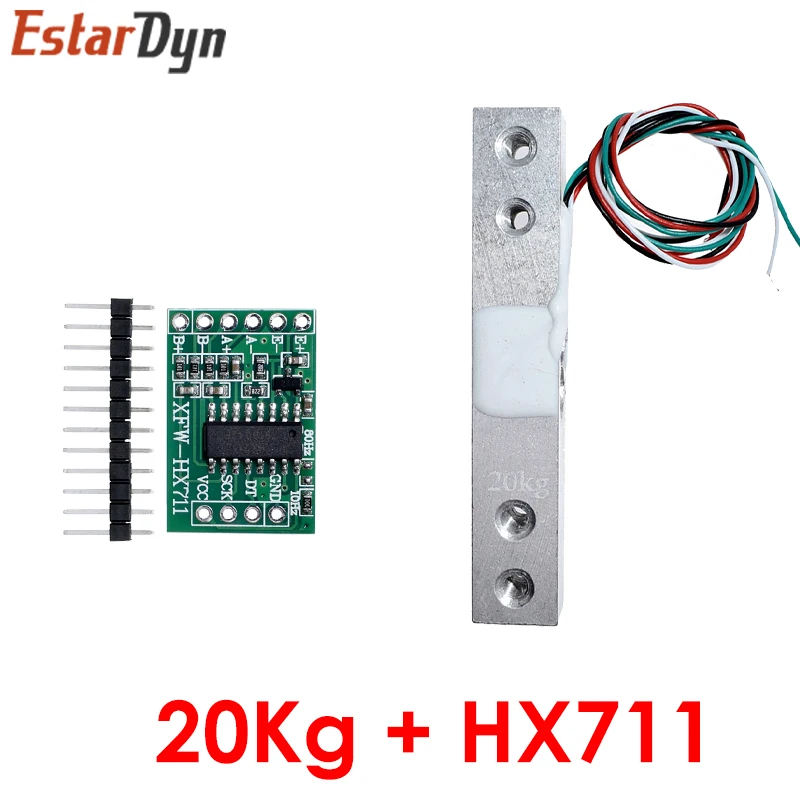 Enhanced Aluminum Alloy Weighing Pressure Sensor with HX711 AD Module for Precision Measurement