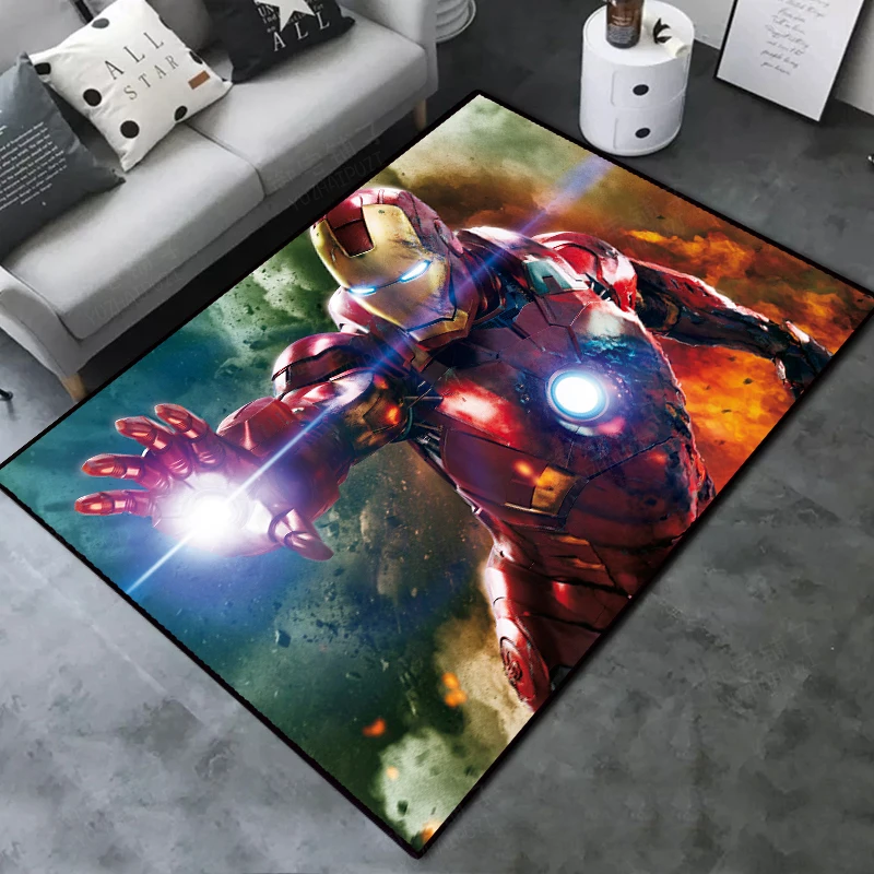 Коврик для двери с супергероями из команды Мстителей Marvel, ковер Капитана Америки, коврик для спальни, нескользящий коврик, мультяшный подарок - Color: Style 17