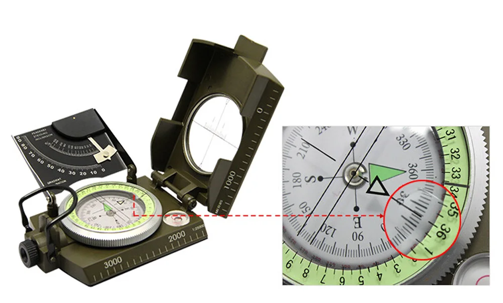 Профессиональный Военный компас Туристический навигатор для лесной охоты для выживания воды геологический цифровой туристическое снаряжение для кемпинга