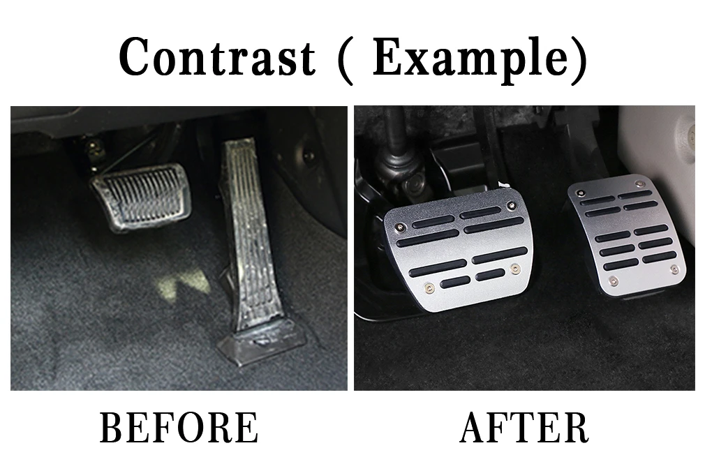 For NISSAN newest TIIDA TEANA SYLPHY AT stainless steel pedal cover set car rest modified kit foot rest non slipstyling gas pad