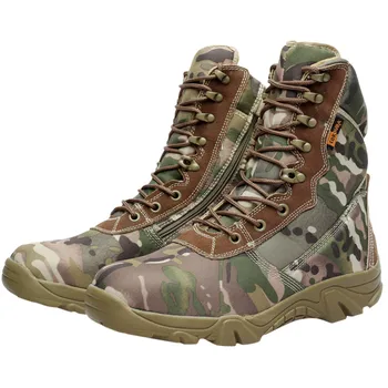 

New Military Leather Boots High Quality Special Force Tactical LaceUp Boot Combat Men's Boots Outdoor Shoes Ankle Boots