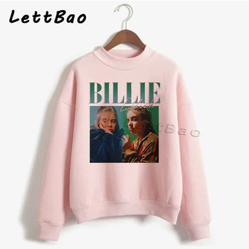 

Billie Eilish Hoodies Streetwear Sweatshirt Women Aesthetic Sudaderas Harajuku Gothic Women Oversized Hoodie Winter Coat Women