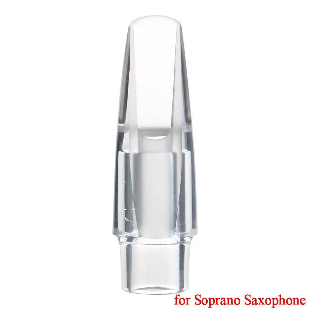 Alto / Soprano Saxophone Professional Transparent Mouthpiece for Sax Playing Jazz Music