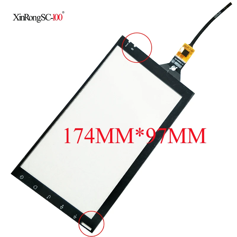 LXH TPC0013 7 дюймов 174 мм * 97 174*97 175 Емкостное стекло GT911 совместимое с DVD навигацией