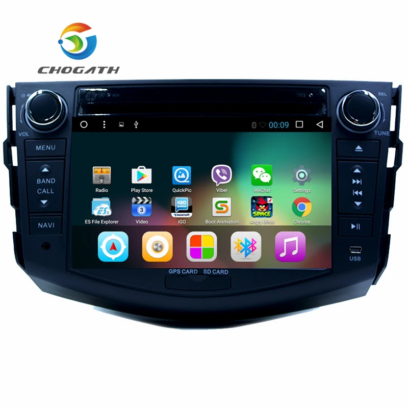 Автомобильный DVD-плеер Chogath 7 дюймов 2 Din Android 8 0 для Toyota RAV4 аудио видео стерео