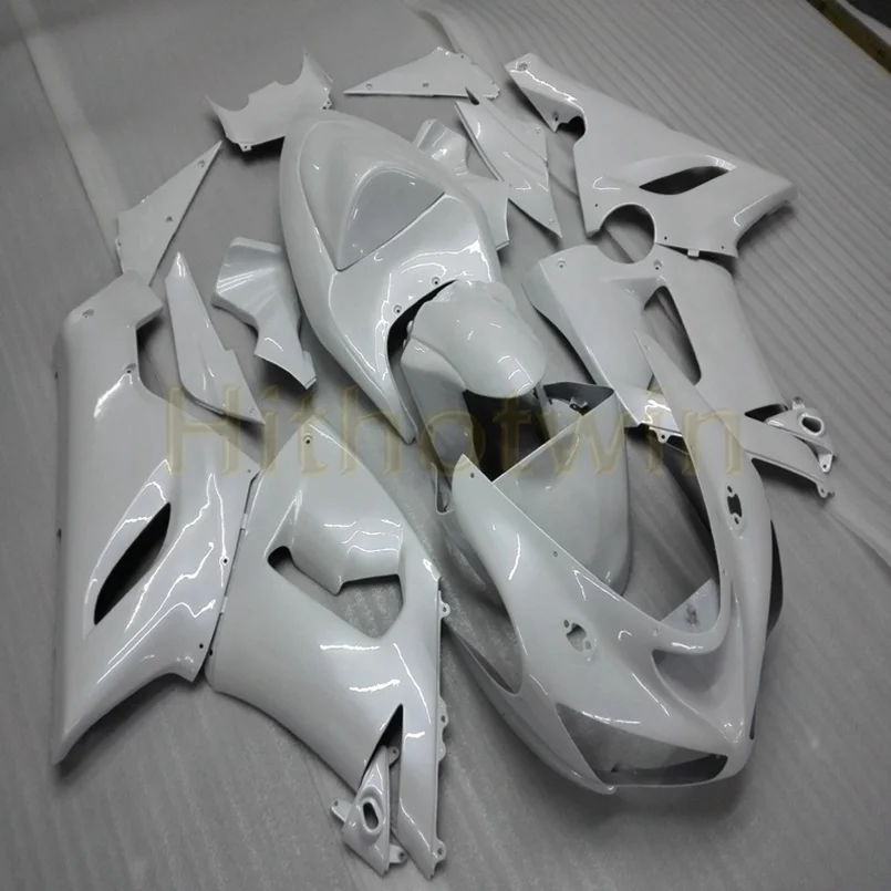 Капот мотоцикла на заказ для ZX-6R 2005-2006 моторные Обтекатели литья под давлением серебро