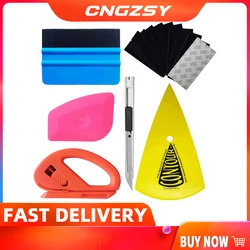 Gratte papier pour voiture K23A, grattoir de feuille multicouche, raclette de fenêtre, teinture de Film automobile, outils applicateurs d'emballage d'installation sans rayures pour voitures 