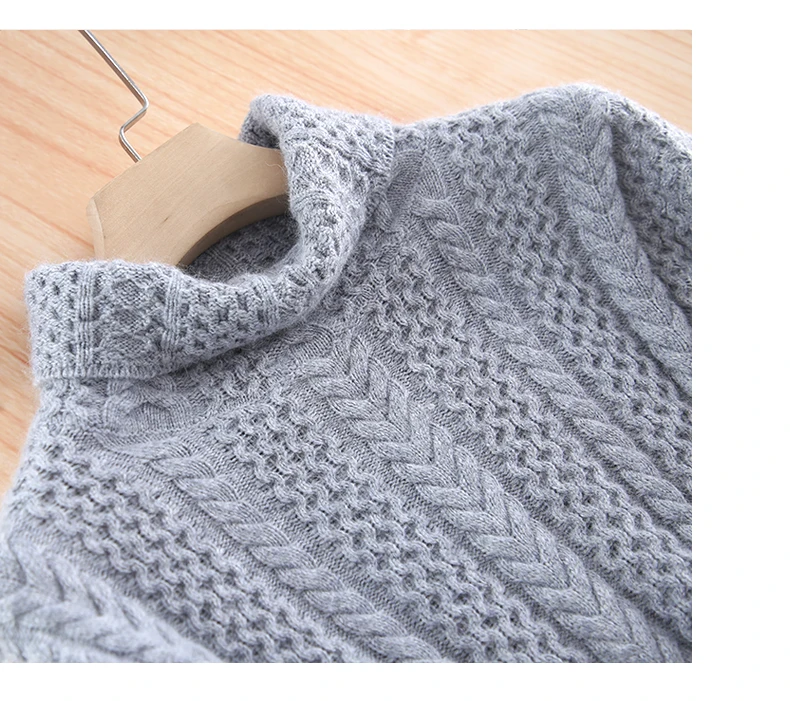 Свитер с высоким отворотом и сотами, толстый теплый женский свитер, осенний и зимний модный короткий свитер большого размера