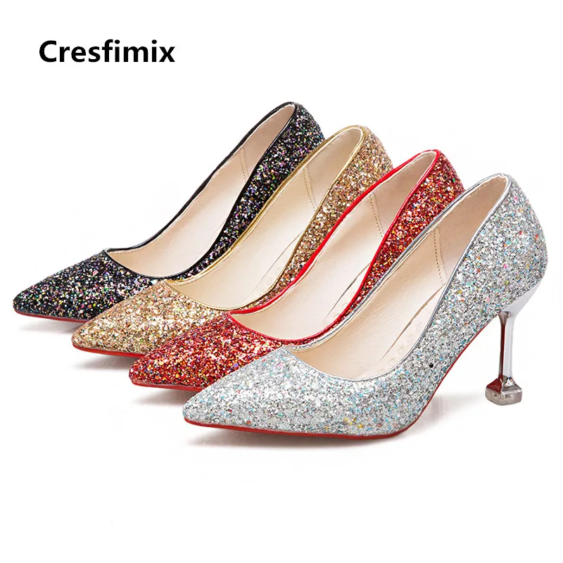 Marlisasa Tacones Altos Women Fashion Silver High Quality Stiletto Ladies Casual Wedding Heels Female Classic Shoes H2984 | Обувь