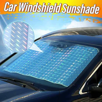 

Car Windshield Sunshade Cover Anti-UV Car Window Sun Shade Visor Shield Auto Front Rear Window Foldable Curtain Car SUV Cover