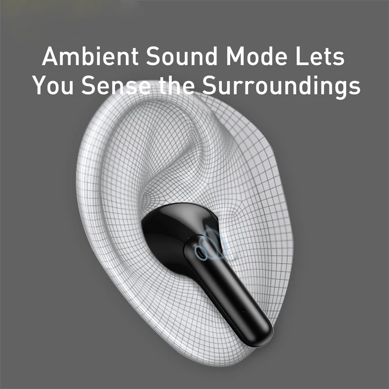 Baseus ANC TWS Earphone Bluetooth 5.1 Hi-Fi Earphone Noise Cancelling Earphone Sport Waterproof Earbuds Headset With Microphone