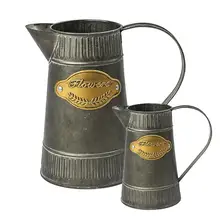 Винтажный ковш цветочный горшок железная домашняя ретро Цветочная ваза садовое растение цветочный горшок суккулент Декор посадка стенд